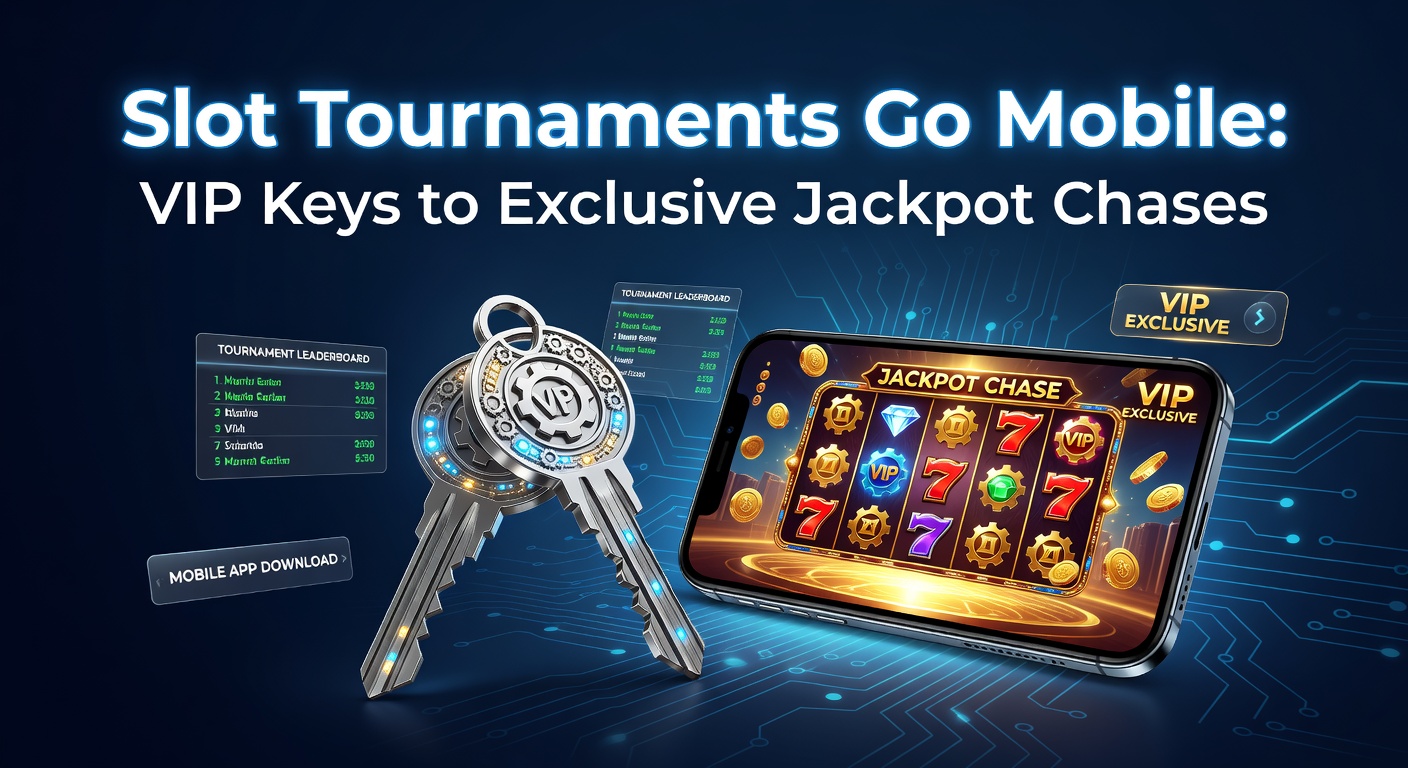 Mobile screen displaying a vibrant slot tournament leaderboard with jackpot prizes and VIP badges glowing in neon colors